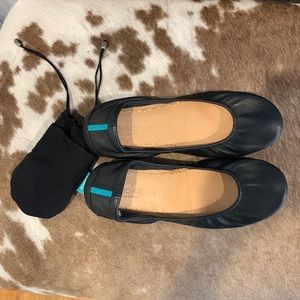 Tieks Black Leather Shoes